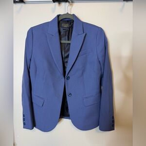 Pendleton Women’s  Blue Two-Button Blazer 100% Virgin Wool
